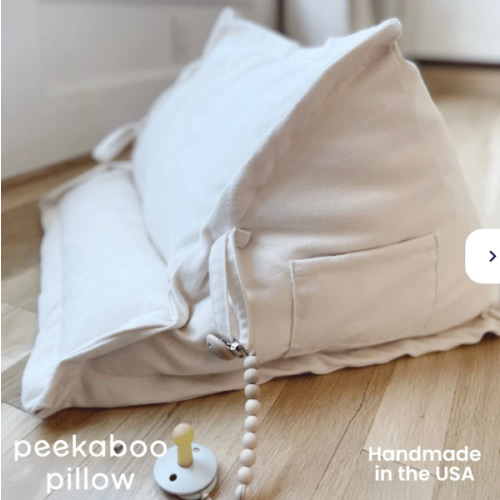 Peekaboo Pillow™ Official Site - Organic Infant Lap Pillow