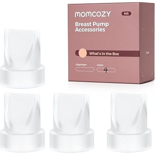 Momcozy M5 Smart Breast Pump Parts (Duckbill Valves, 4 Pack)