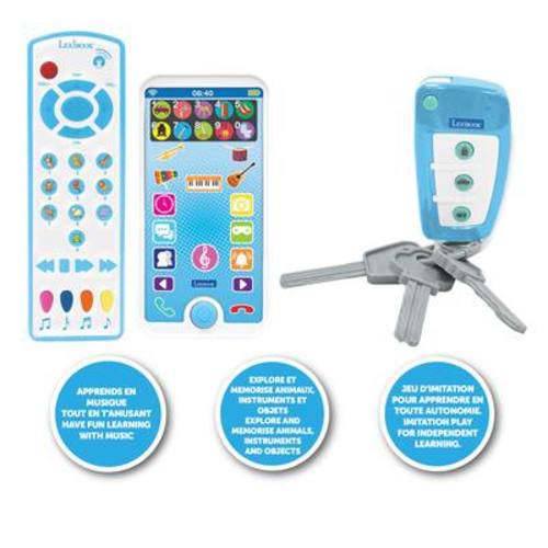 Lexibook - Educational Cell Phone. Remote Control and Keychain