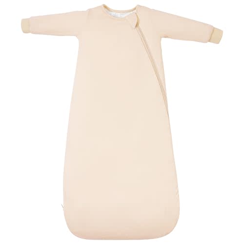 Long Sleeve Baby Sleep Sack, 1.0 TOG, 2-Way Zipper | Soft wearable blanket with roomy bottom for natural movement and easy diaper changes, designed for cozy everyday sleep.