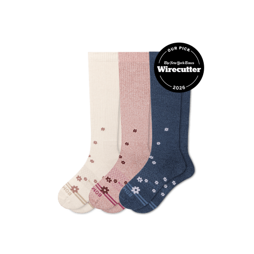 Women's Everyday Compression Knee High Sock 3-Pack (15-20mmHg)