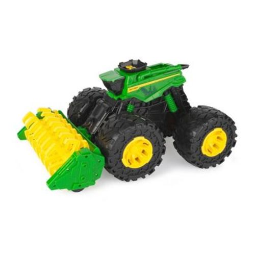 John Deere Monster Treads Super Scale Combine: Plastic Toy Vehicle with Battery Power