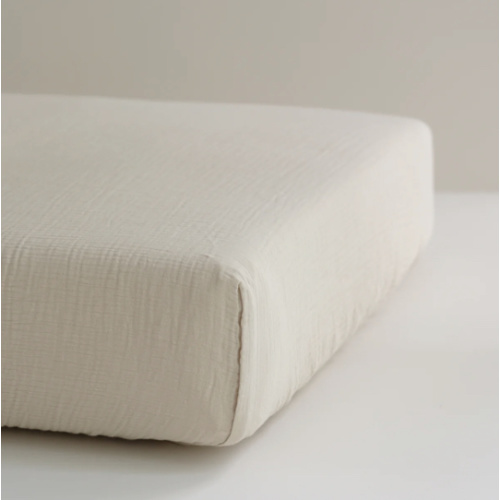 Breathable Organic Cotton Gauze Fitted Crib Sheet | Willaby – willaby