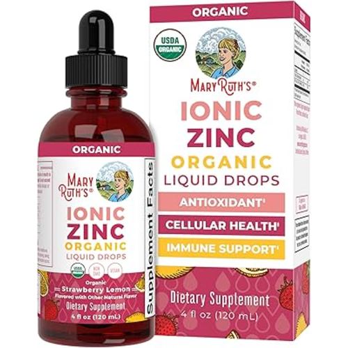 MaryRuth Organics Organic Strawberry Lemon Ionic Zinc, 4 FZ