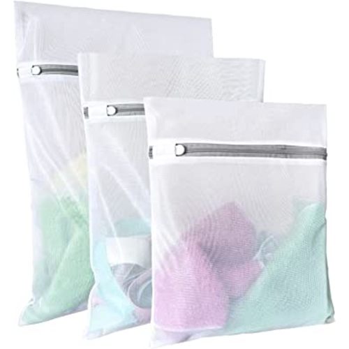 Lingerie Bags for Washing Delicates,Small Fine Mesh Laundry Bags,3Pcs(1 Large,1 Medium,1 Small)