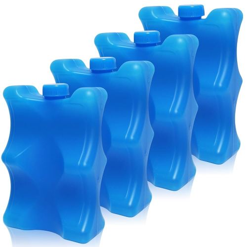 4 Pack Reusable Ice Pack for Breastmilk Storage, Bottle Ice Packs for Breastfeeding Working Mom