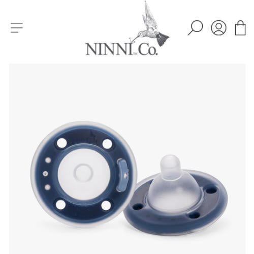 Ninni Pacifier Blueberry 2 Pack