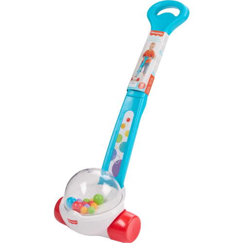 Fisher-Price Corn Popper Push Toy with Ball Popping Action for Infants and Toddlers