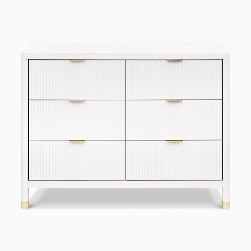 Namesake Brimsley Tambour 6-Drawer Assembled Dresser - Warm White