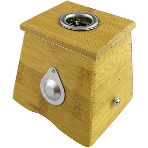 Winterworm® Bamboo One Hole Healing Box for Moxa Moxibustion Medicine Therapy