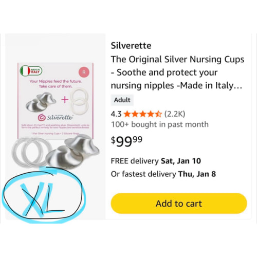 Amazon.ca : silverette nursing cups