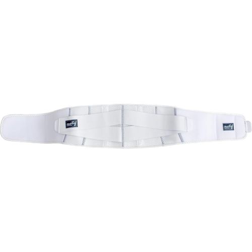 Motif Medical Pregnancy Support Band – Breathable, Adjustable Pregnancy Belly Support Band - Maternity Support Band Relieves Pressure on Abdomen, Lower Back, Hips & Pelvis (Large, White)