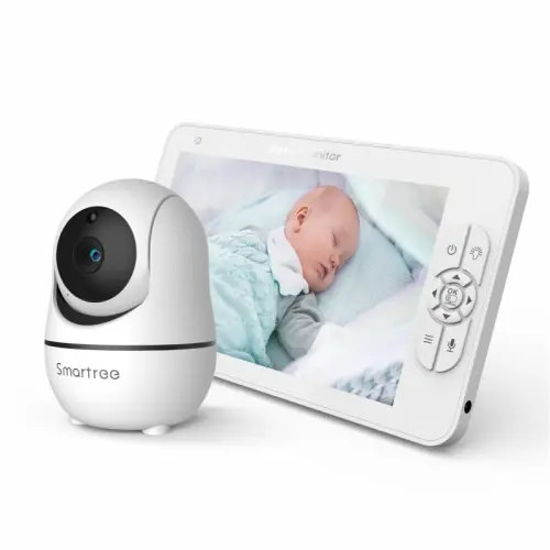 7 HD Baby Monitor 1080P 24H Battery 1000ft Range