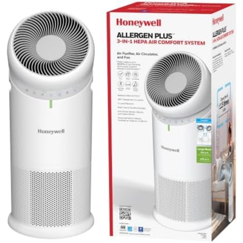 Honeywell Allergen Plus™ 3-in-1 HEPA Air Purifier Fan & Air Circulator