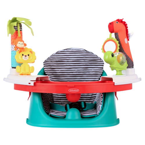 Infantino 3-in-1 Discovery Seat & Booster with Tray & Toys, Multicolor, 4-48 Mos.