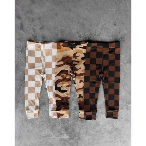 Ribbed Bamboo Leggings (3 Pack) - Rust Classics