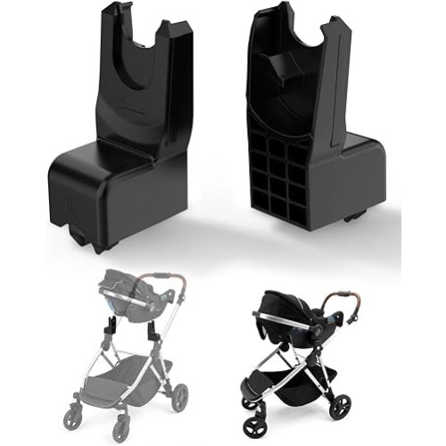 Infant Car Seat Adapter for Mockingbird Single & Single-to-Double Strollers, Compatible with Nuna, Maxi-Cosi & Cybex Infant Car Seats