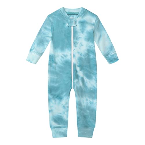 Owlivia Organic Cotton Baby Boy Girl Zip up Sleep 'N Play Pjs, Footless, Long Sleeve