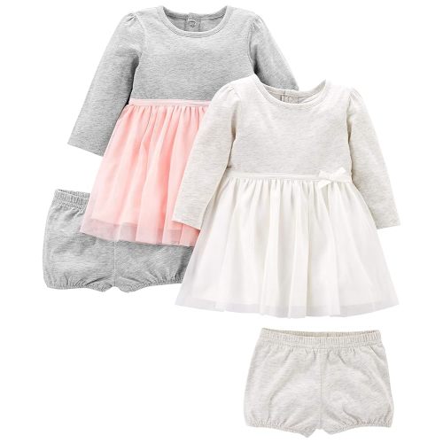 Simple Joys by Carter's Girls' 2-Pack Stretch Rib Dresses
