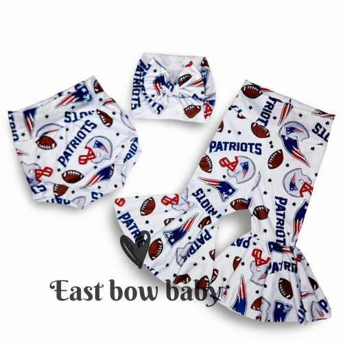 New England Patriots kids outfit, Patriots bellbottom, Patriots bummie,NE pats bow,Pats gear, New england patriots outfit,Patriots clothing