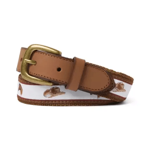 Boy White Horse Cowboy Belt by Janie and Jack