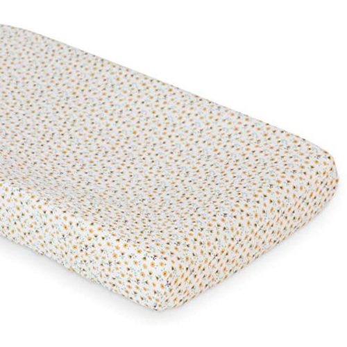 Lulujo Soft Cotton Baby Change Pad Cover (Vintage Floral)