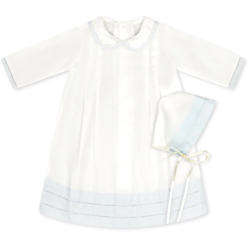 Classic Daygown Set - Blessings White, Blessings Blue