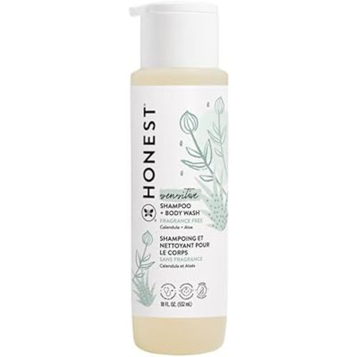 The Honest Company Sensitive Shampoo And Body Wash, 18 Fz