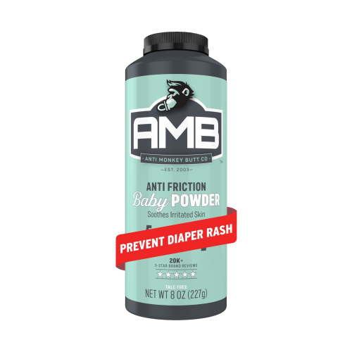 Anti Monkey Butt Baby Powder – Talc-Free, Prevents Diaper Rash, 8 oz