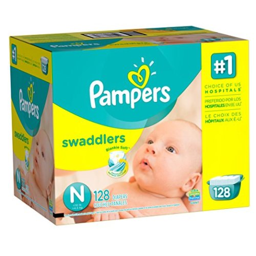 Pampers Swaddlers Diapers, Size N