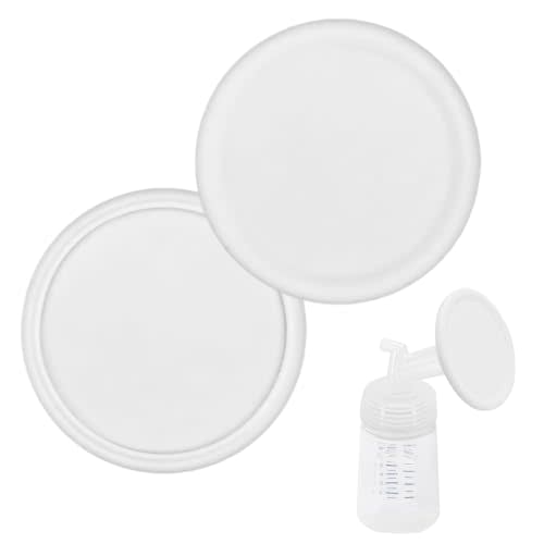 2Pcs Silicone Breast Pump Covers for Spectra Flange | Storage Lid for Flange Valve Tube Backflow Protector Pump Parts Fridge Cover
