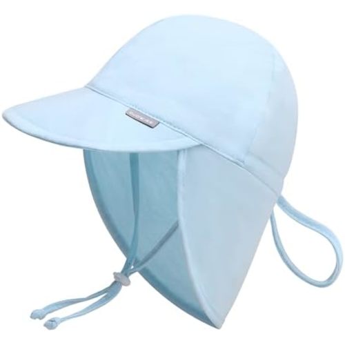 Duoyeree UPF 50+ Baby Sun Hat with Ear and Neck Protection - Toddler Beach Hat for Boys & Girls - Ideal for Summer Fun