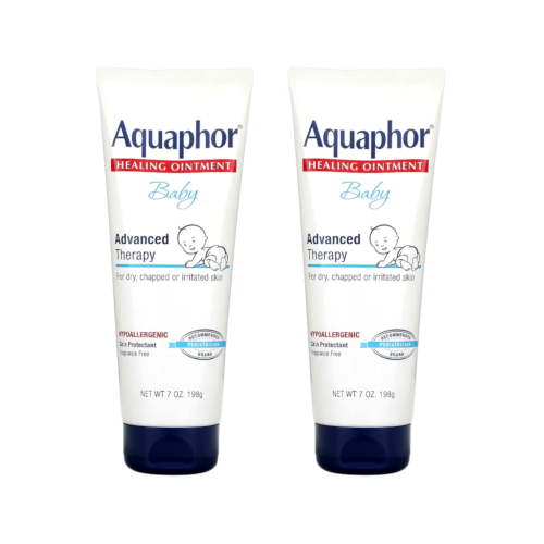 Aquaphor Healing Ointment Advanced Therapy, Skin Protectant for Baby, 7 Oz, 2 Pack