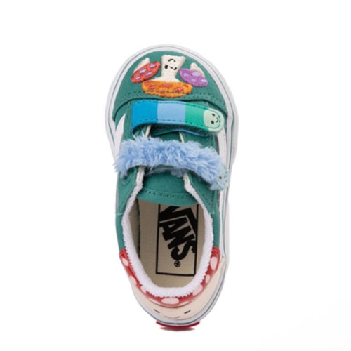 Vans Old Skool V Mushroom Skate Shoe - Baby / Toddler - Green | Journeys
