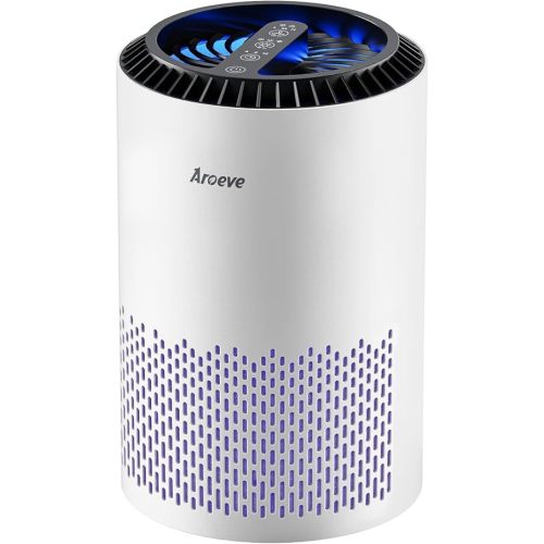 AROEVE Air Purifiers for Bedroom Home, Air Purifier - White
