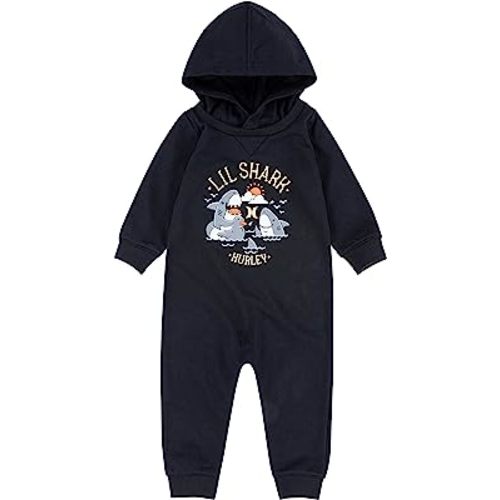 Hurley Baby Boy's Long Sleeve Hooded Coverall
