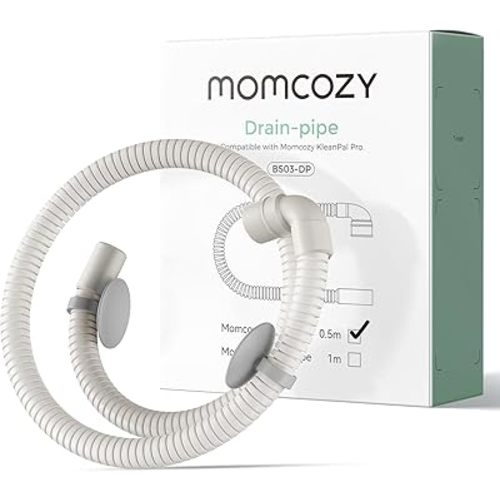 Momcozy Soft & Safe Drain Hose for KleanPal Pro Baby Bottle Washer – Flexible, Durable Replacement Accessory for Easy Water Drainage (0.5M)