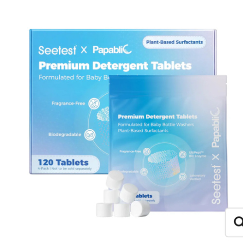 Papablic Upgraded Detergent Soap Tablets, 120 Count