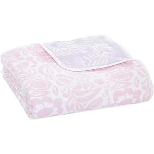 aden + anais Essentials Dream Blanket, Muslin Baby Blankets for Girls & Boys, Ideal Lightweight Newborn Nursery & Crib Blanket, Shower & Registry Gift, Damsel - Savoy