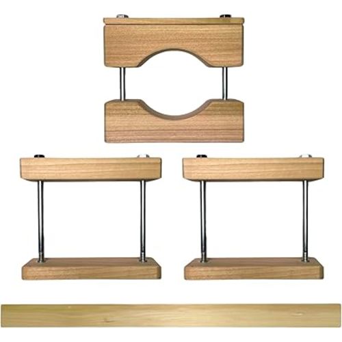 Cardinal Gates Gate Installation Kit - 32 Inch Stairway Banister Clamp - Hole & Adhesive Free - Fits Round or Square Profiles - Compatible with Hardware & Pressure Mounted Gates - Made in USA