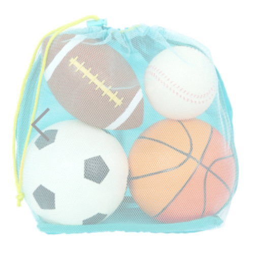 Sports Balls | 4 Balls & Carry Bag | B. sports