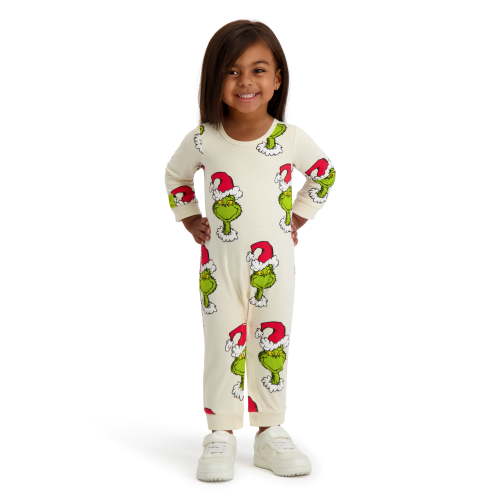 The Grinch Baby Unisex Printed Coverall, Sizes 0/3M-24M