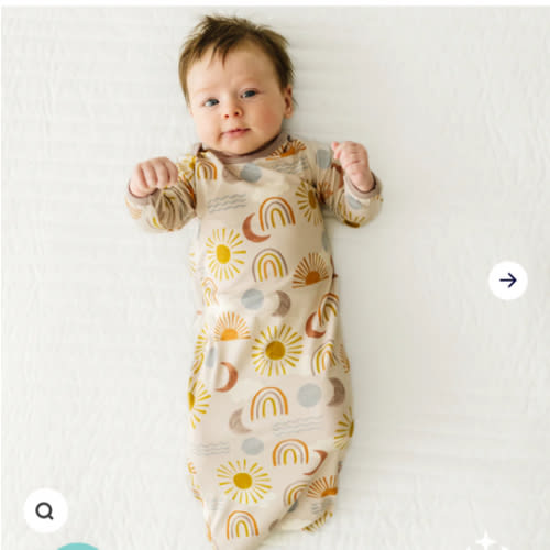 Desert Sunrise Infant Gown - Little Sleepies