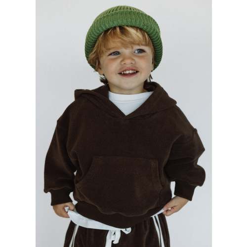 Terry Hoodie- Chocolate