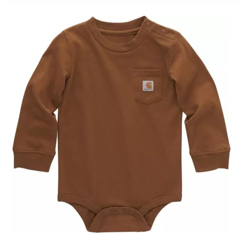 Carhartt Infant Long Sleeve Pocket Bodysuit