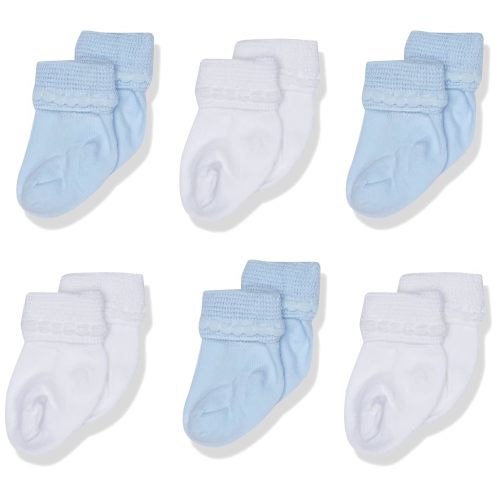 Jefferies Socks Baby Newborn Bubble Stitch Rock-a-Bye Bootie 6 Pair Pack