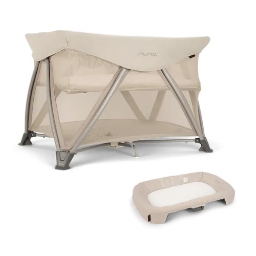 NUNA SENA Aire with new Zip-off Bassinet + Changer - Biscotti