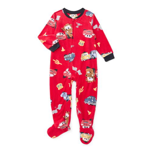 Disney Pixar Cars Toddler Unisex One Piece Sleeper Pajamas, Sizes 12M-5T