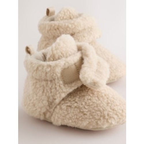 Buy Neutral Borg Slipper Wrap Boots (0-2mths) from Next USA