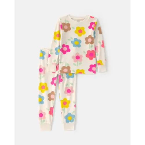 Toddler Girl 2-Piece Floral DreamPlush Snug Fit Pajama Set  | Carter's